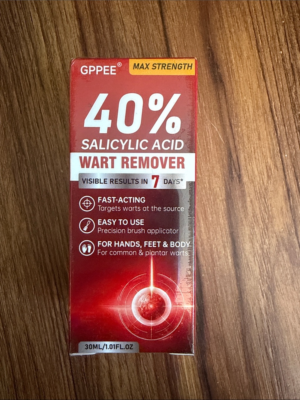 40% Salicylic Acid Wart Remover - Red